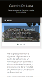 Mobile Screenshot of catedradeluca.com.ar